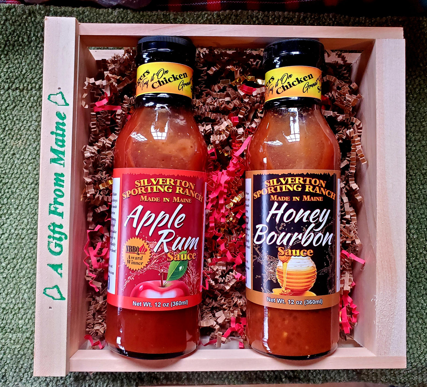 Apple Rum Sauce and Honey Bourbon Sauce Gift Box