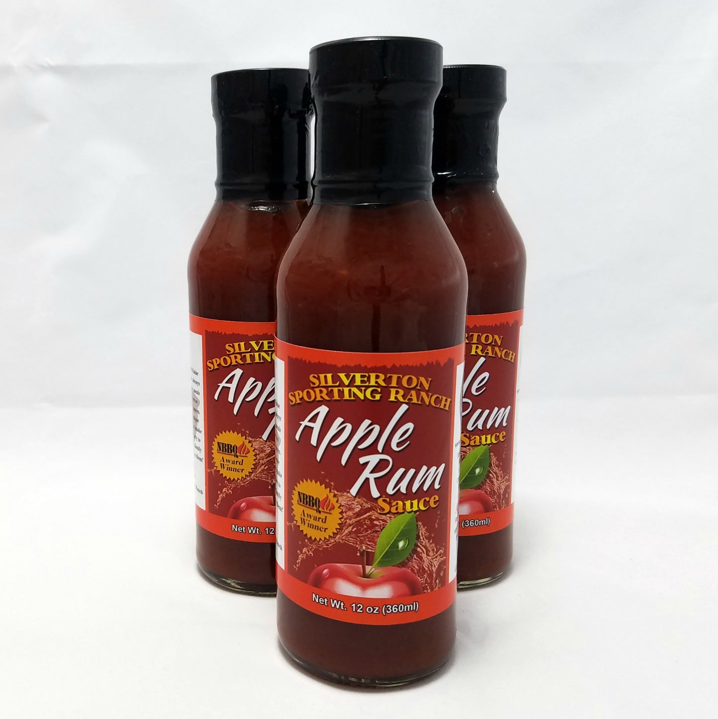 Apple Rum Sauce 3 pack - Silverton Foods Best BBQ Sauces